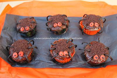 Cupcakes de halloween.