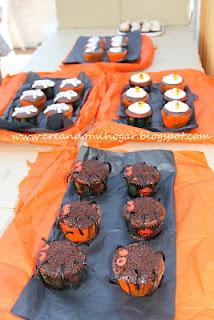 Cupcakes de halloween.