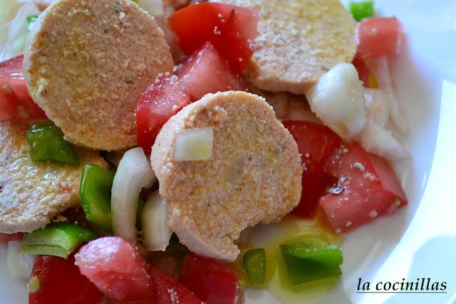 ENSALADA DE HUEVAS DE MERLUZA