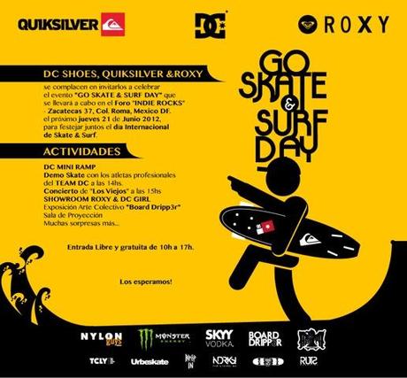 Save The Date: GO SKATE & SURF DAY‏