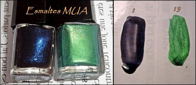 Esmaltes y labiales MUA