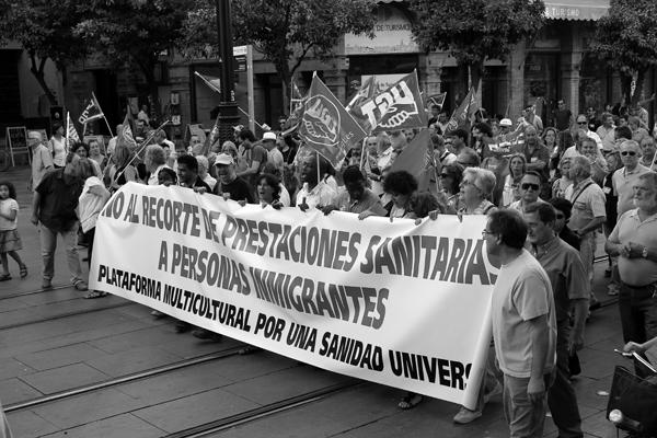 Manifestación del 20J en Sevilla
