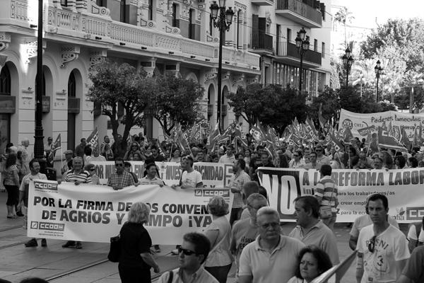 Manifestación del 20J en Sevilla