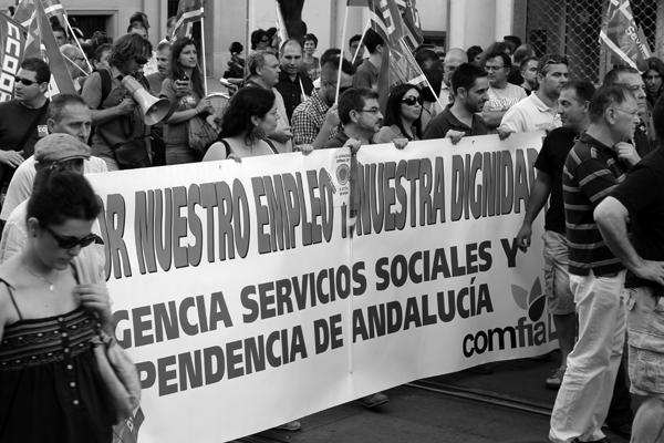 Manifestación del 20J en Sevilla