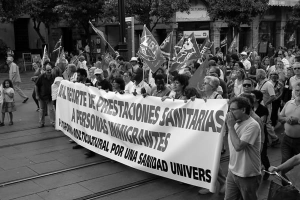 Manifestación del 20J en Sevilla