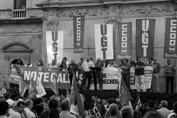 Manifestación del 20J en Sevilla
