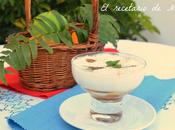 Manzanas caramelizadas crema yogur