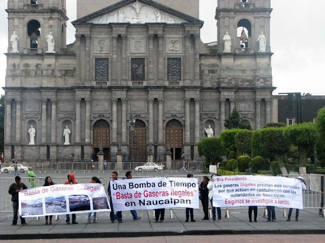 Solicitan vecinos a gobernador, investigue a funcionarios de Naucalpan por gaseras ilegales