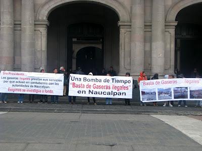 Solicitan vecinos a gobernador, investigue a funcionarios de Naucalpan por gaseras ilegales