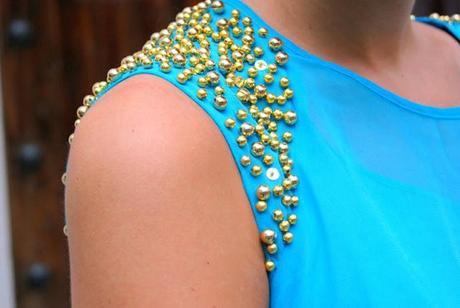 Blue Dress & Gold Blue Dress & Gold