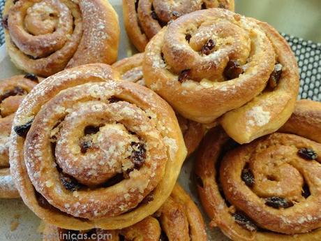 Chelsea Rolls. Rollos de caramelo. Bollos de Chelsea Chelsea Rolls. Rollos de caramelo. Bollos de Chelsea