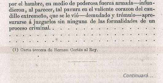 Una anécdota en la vida de Cortés (I parte)