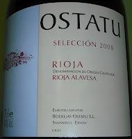 Ostatu Tinto Selección 2008, de Bodegas Ostatu