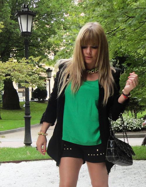 BLACK AND GREEN