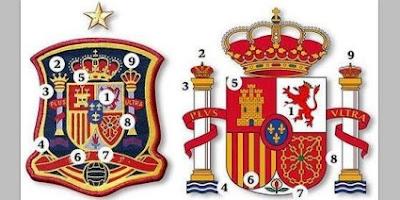 Los nueve errores que hay en el escudo de la camiseta de España