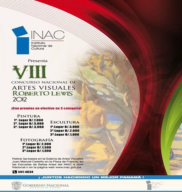 INAC convoca el VIII Concurso Nacional de Artes Visuales Roberto Lewis