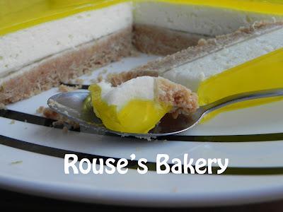 Tarta mousse de lima-limón