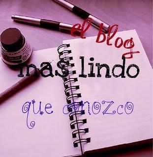 PREMIO EL BLOG MAS LINDO...