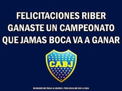 Los afiches de Boca por el ascenso de River Plate