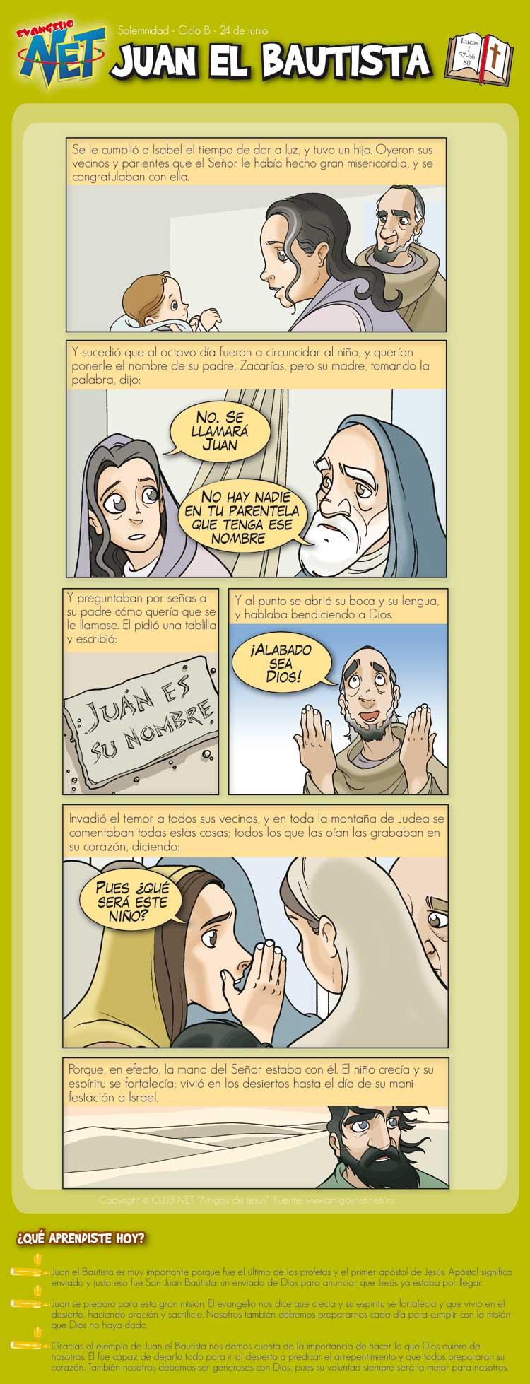 EVANGELIO DOMINICAL EN CÓMIC: 24 de Junio del 2012