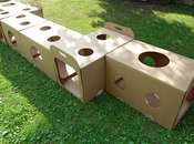 Construye laberinto cartón para niños
