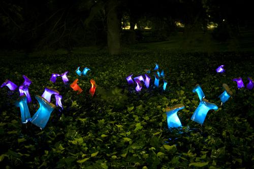 Arte con luces para pensar