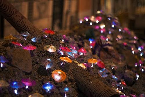 Arte con luces para pensar