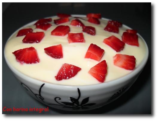 Tiramisú de fresas
