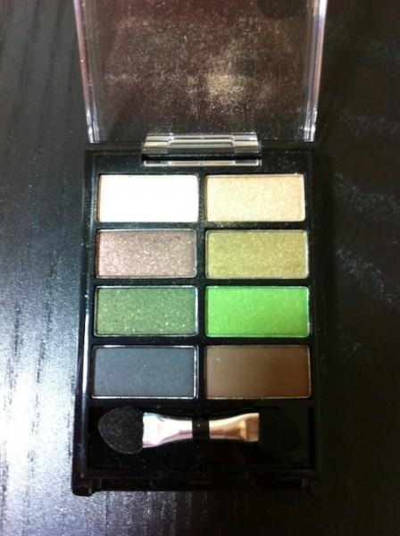 paleta verdes oriflame