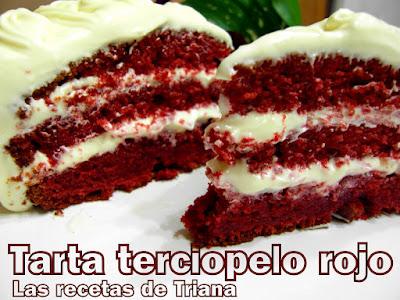 Tarta terciopelo rojo ( Red Velvet Cake )