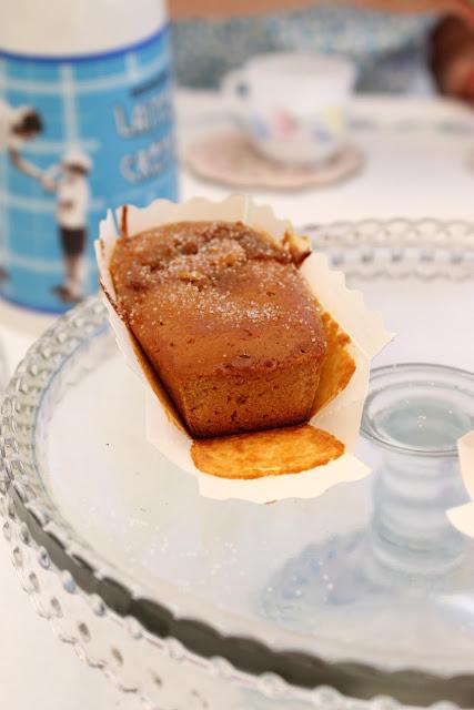 Financiers de dulce de leche