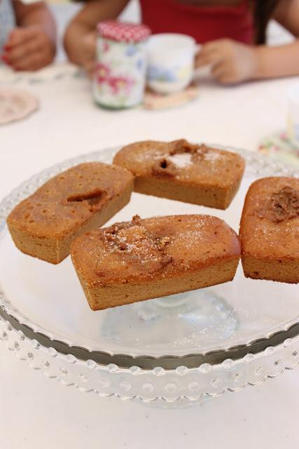 Financiers de dulce de leche