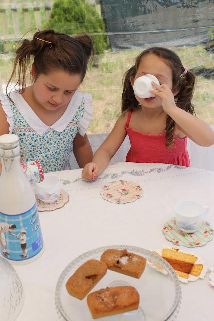 Financiers de dulce de leche