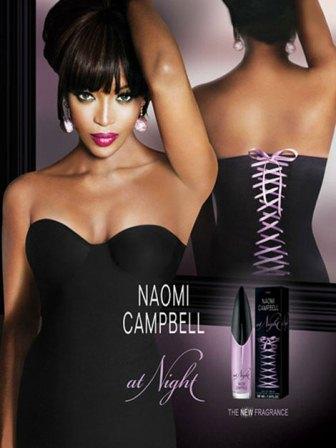 Naomi Campbell lanza su fragancia Naomi Campbell at Night