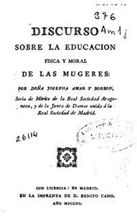 La ilustrada, Josefa Amar y Borbón (1749-1833)