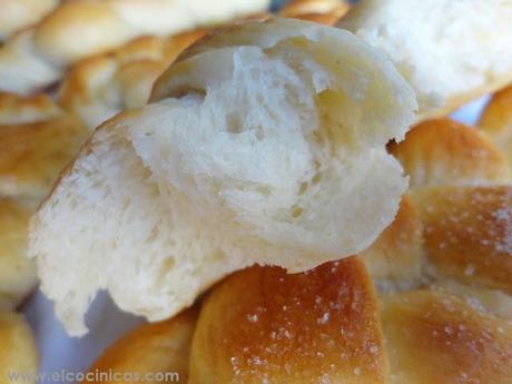 Trenzas. Masa de bollos de leche