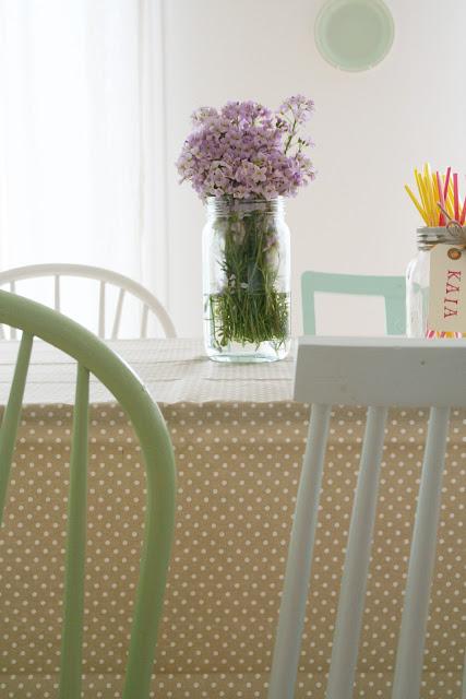 La mesa está lista para celebrar