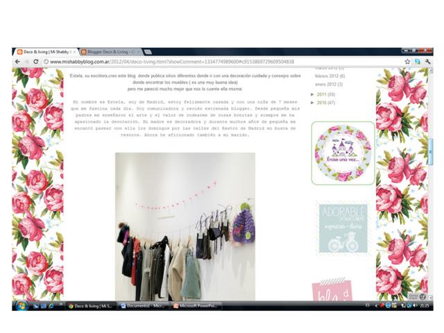 Primera entrevista de Deco & Living en Mi Shabby Blog