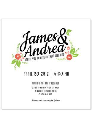 Invitaciones de boda que querrás enmarcar Invitaciones de boda que querrás enmarcar