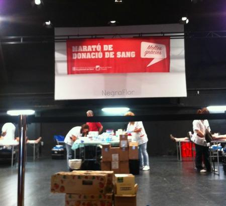 Maratón itinerante de donación de sangre