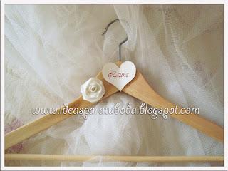 Percha Personalizada Novia, Damas de honor...