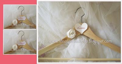 Percha Personalizada Novia, Damas de honor...