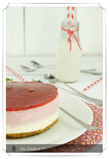 Tarta Mousse de Fresas