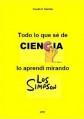 tapa libro todo lo que se de la ciencia lo aprendi mirando los simpson
