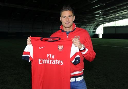 Giroud, nuevo jugador del Arsenal
