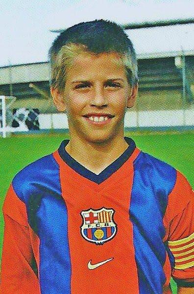 La selección española, de niños