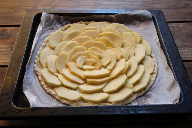 Tarta de manzana ligera