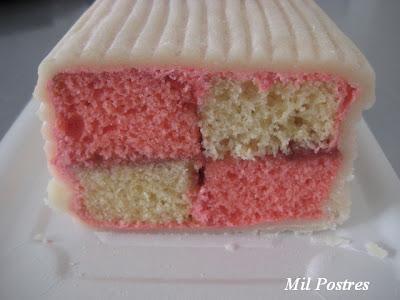 Desafío junio Daring Bakers: Batemberg Cake (Tarta o pastel Batemberg)