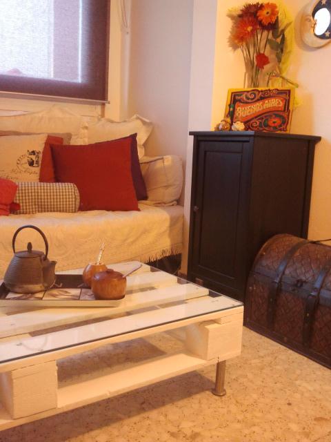 La mesa de Palet y cristal de Judith. Paso a paso