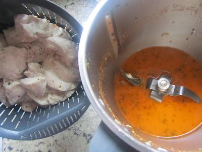 Tacos de pechuga al pimentón